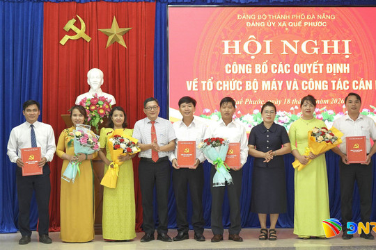 Quế Phước thành lập 9 chi bộ trực thuộc Đảng ủy xã