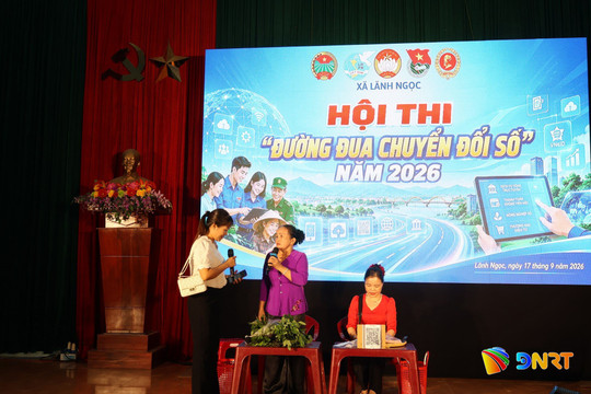 Xã Lãnh Ngọc sôi nổi hội thi “Chung tay xây dựng công dân số”