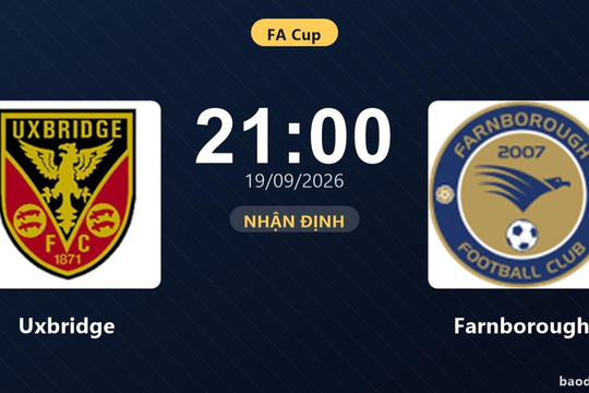 Nhận định Uxbridge vs Farnborough: Điểm tựa sân nhà