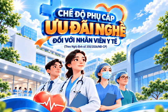 [Infographic] - Quy định mới của Chính phủ về phụ cấp ưu đãi nghề đối với nhân viên y tế