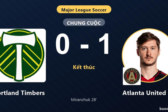 Thua Atlanta United FC, Portland Timbers vẫn chính thức giành vé vào vòng 1/16