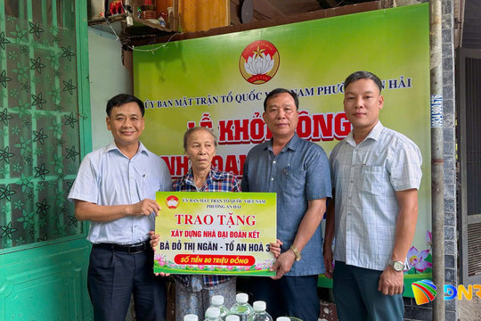 Phường An Hải khởi công xây dựng nhà Đại đoàn kết cho hộ nghèo