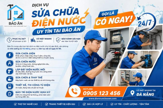 Bảo Ân - Dịch vụ sửa chữa điện nước tại Đà Nẵng