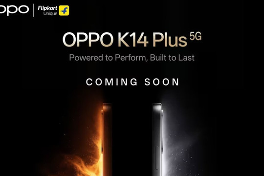 OPPO K14 Plus 5G bất ngờ xuất hiện: Thiết kế khung phẳng hiện đại và pin khủng vượt trội