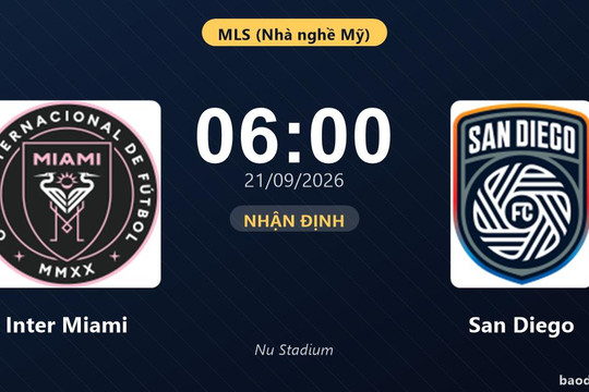 Nhận định Inter Miami vs San Diego: Đội khách đau đầu vì thiếu người