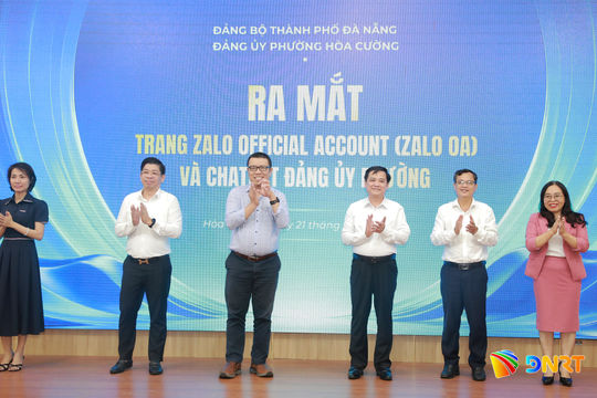 Ra mắt trang Zalo OA và Chatbot Đảng ủy phường Hòa Cường