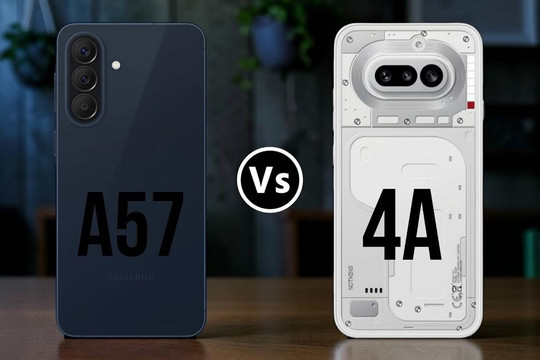 So sánh chi tiết giữa Samsung Galaxy A57 và Nothing Phone (4a) 5G