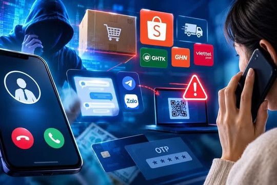 Cảnh báo thủ đoạn lợi dụng rò rỉ dữ liệu đơn hàng online nhằm chiếm đoạt tài khoản ngân hàng