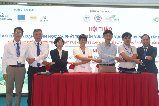 Hợp tác truyền thông về kinh tế xanh, tuần hoàn và bảo tồn đa dạng sinh học