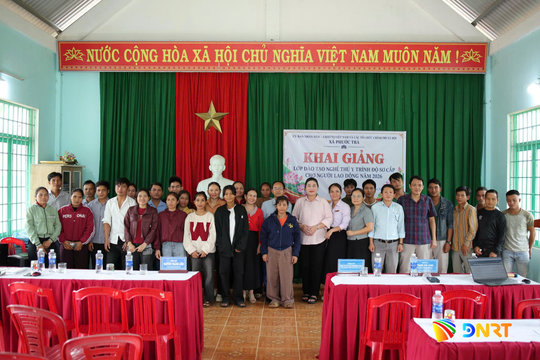 Hàng chục lao động tại xã Phước Trà học nghề thú y
