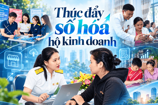 Thúc đẩy số hóa hộ kinh doanh