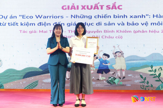 Trao giải cuộc thi Giáo dục di sản và bảo vệ môi trường