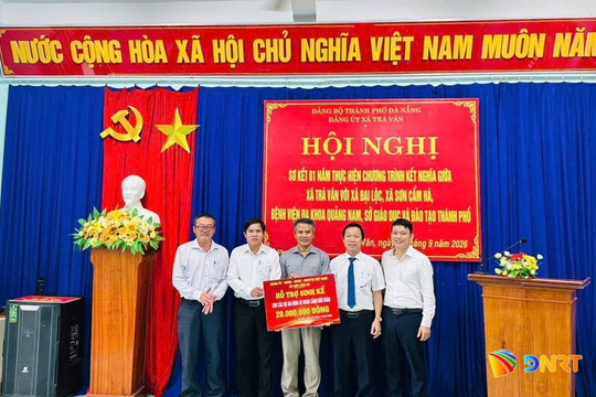Nhiều nguồn lực hỗ trợ xã Trà Vân qua chương trình kết nghĩa