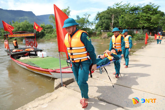 Xã Thượng Đức tập huấn phòng, chống thiên tai và tìm kiếm cứu nạn