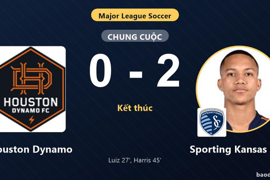 Thua Sporting Kansas City 0-2, Houston Dynamo vẫn cùng đối thủ sớm giành vé vào vòng 1/16