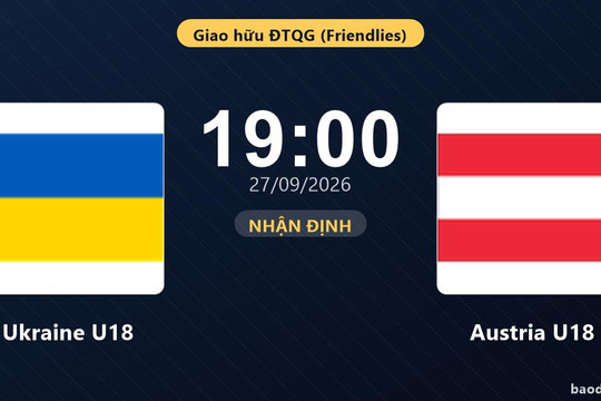 Nhận định Ukraine U18 vs Austria U18: Cả hai cùng khát thắng