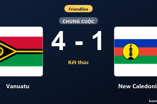 Bị dẫn sớm, Vanuatu ngược dòng nhấn chìm New Caledonia 4-1