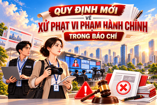 [Infographic] - Quy định mới về xử phạt vi phạm hành chính trong báo chí
