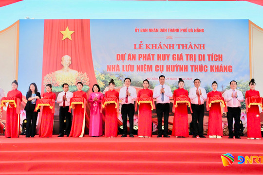 Khánh thành Dự án phát huy giá trị di tích Nhà lưu niệm cụ Huỳnh Thúc Kháng