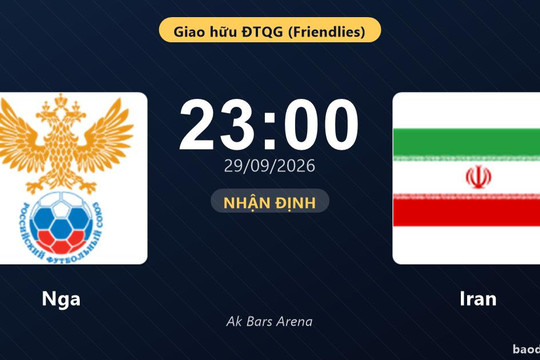 Nhận định Nga vs Iran: Điểm tựa sân nhà