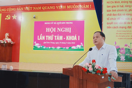 9 tháng đầu năm, xã Quế Sơn Trung kết nạp 27 đảng viên mới