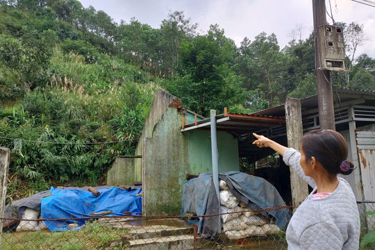 Xã Phú Ninh rà soát, lên phương án di dời các hộ dân vùng nguy cơ sạt lở