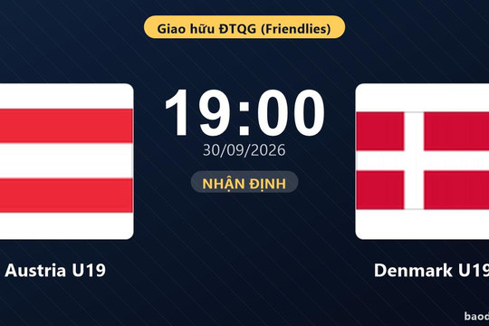 Nhận định Austria U19 vs Denmark U19: Hứa hẹn màn đôi công