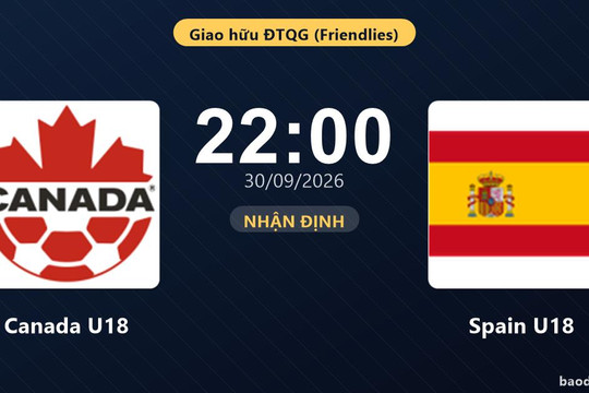 Nhận định Canada U18 vs Spain U18: Cuộc đấu của hai hàng thủ