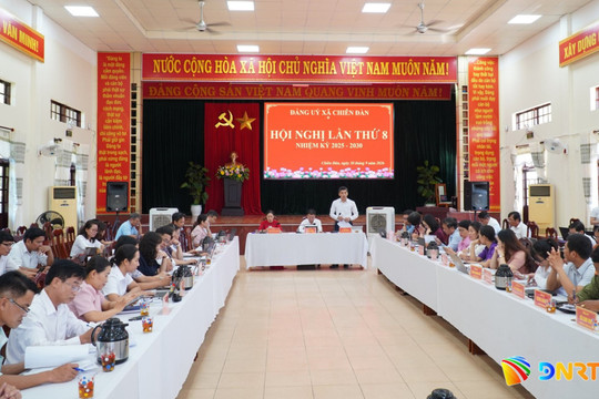9 tháng, Đảng bộ xã Chiên Đàn thực hiện đạt 7/10 chỉ tiêu