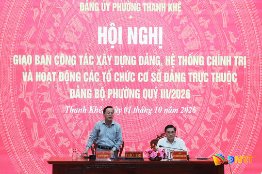 Phường Thanh Khê kết nạp 179 đảng viên, giải quyết hồ sơ đúng hạn đạt gần 100%