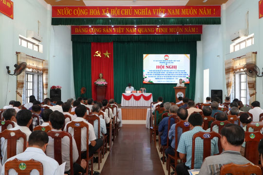 Mặt trận phường Quảng Phú phản biện 2 dự thảo về phát triển nông nghiệp và mở rộng hạ tầng giao thông