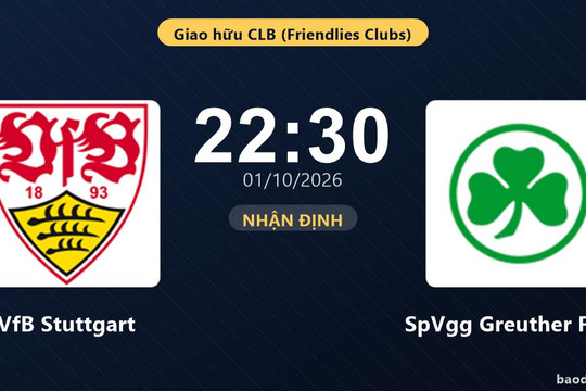 Nhận định VfB Stuttgart vs SpVgg Greuther Fürth: Điểm tựa sân nhà