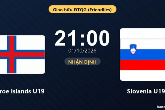 Nhận định Faroe Islands U19 vs Slovenia U19: Cả hai cùng khát thắng