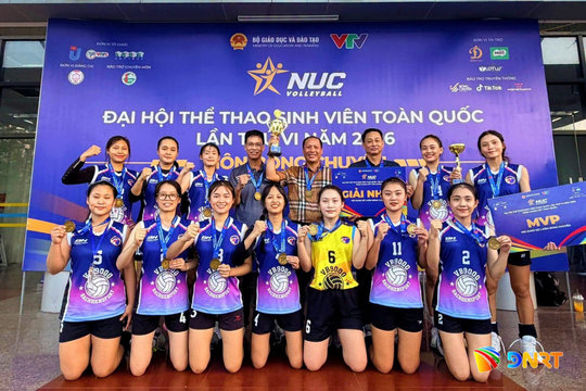 Trường Đại học Thể dục thể thao Đà Nẵng vô địch giải bóng chuyền sinh viên toàn quốc