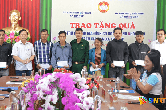 Mặt trận hai xã Trà Tập và Thăng Điền ký chương trình kết nghĩa