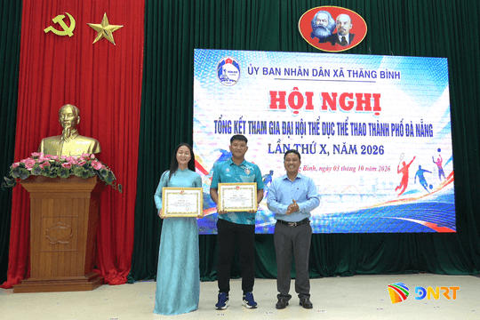 Thăng Bình khen thưởng các tập thể, cá nhân xuất sắc tại Đại hội Thể dục thể thao thành phố