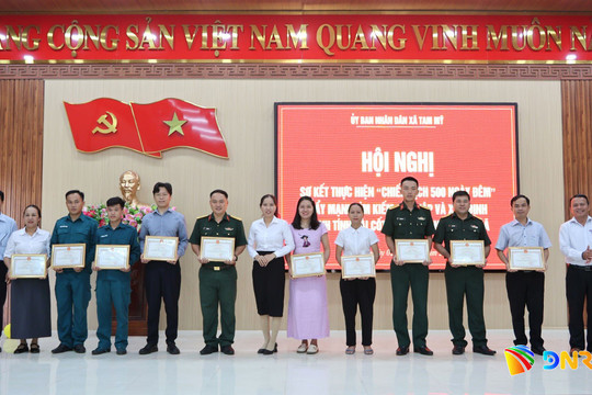 Tam Mỹ khen thưởng 3 tập thể, 7 cá nhân trong chiến dịch lấy mẫu ADN hài cốt liệt sĩ