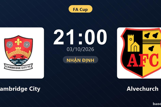 Nhận định Cambridge City vs Alvechurch: Điểm tựa sân nhà