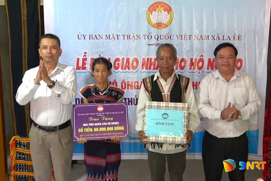 Công ty Thủy điện Sông Bung 2 hỗ trợ nhà ở cho hộ nghèo xã La Êê