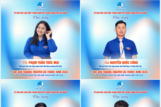 Đà Nẵng có 4 cá nhân đoạt Giải thưởng Nguyễn Chí Thanh năm 2026