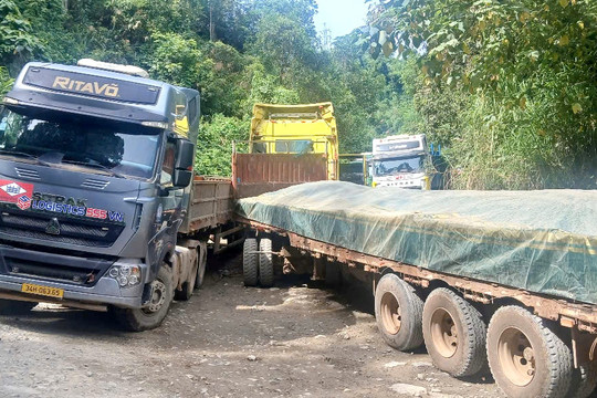 Cấm xe tải 4 trục trở lên lưu thông trên quốc lộ 14D: Bảo đảm an toàn giao thông và thi công dự án
