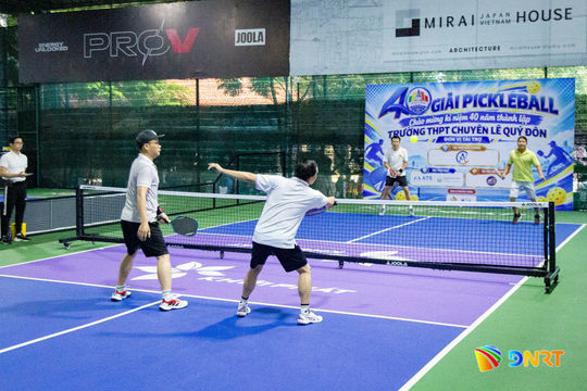 Khai mạc Giải Pickleball chào mừng kỷ niệm 40 năm thành lập Trường THPT chuyên Lê Quý Đôn