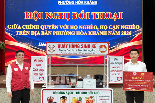 Phường Hòa Khánh đối thoại với 100 hộ nghèo còn sức lao động