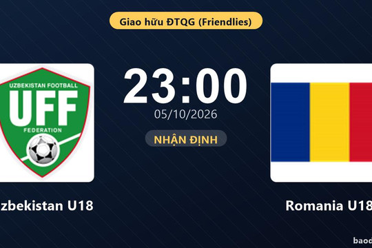 Nhận định Uzbekistan U18 vs Romania U18 - Giao hữu ĐTQG (Friendlies)