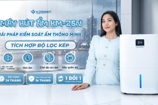 Các mẫu máy hút ẩm kiêm lọc không khí Kosmen chất lượng