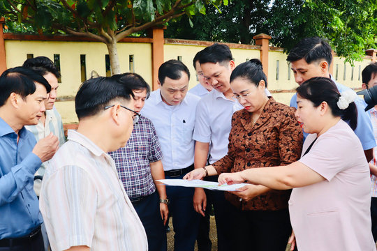 Đề xuất thống nhất chủ trương đầu tư Trường THCS Quế Xuân ở vị trí mới