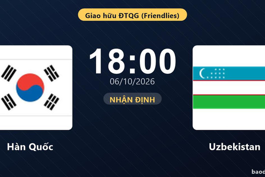 Nhận định Hàn Quốc vs Uzbekistan: Điểm tựa từ thành tích đối đầu