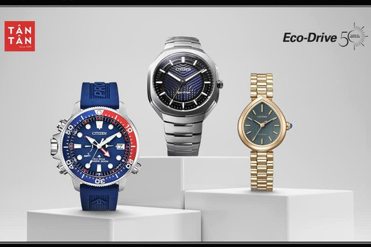 Citizen Eco-Drive: Đồng hồ vận hành bằng mọi nguồn sáng
