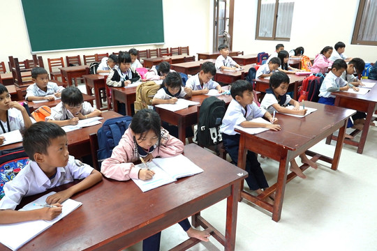 Trường Phổ thông nội trú Tiểu học và THCS Avương hưởng ứng Tuần lễ học tập suốt đời