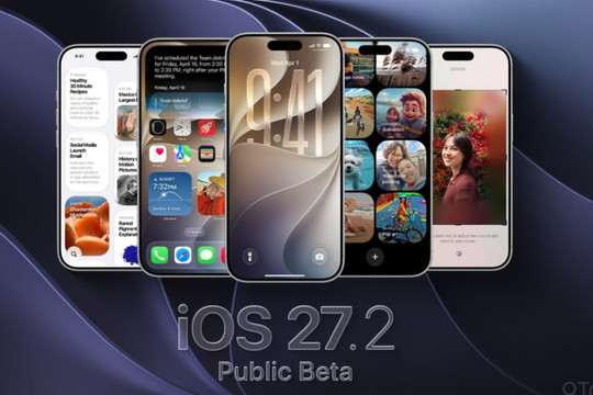 Apple phát hành bản cập nhật iOS 27.2 public beta 2: Đại tu ứng dụng Sức khỏe toàn diện
